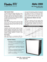 Precisionaire Air Cleaner 2000 User manual