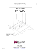 Premier Mounts Indoor Furnishings PP-FCTA User manual