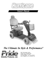 Pride Mobility Hurricane User manual