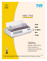 TVS electronic Printer HD 745 User manual