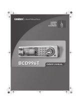 Uniden Scanner BCD996T User manual