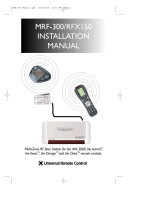 Universal Remote Control MRF-300/RFX150 User manual