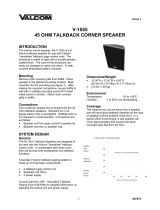 Valcom Car Speaker V-1055 User manual