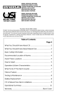 Universal Security Instruments MICN109L User manual