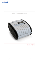 Unitech Printer MP200 User manual