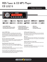 VDO CD 2217 G User manual