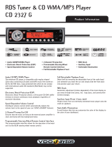 VDO CD 2327 G User manual