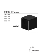 Velodyne Acoustics Speaker DEQ-12R User manual