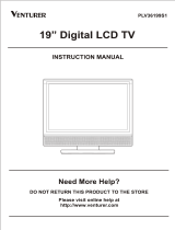 Venturer Flat Panel Television PLV36199S1 User manual