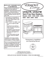 Vermont Casting 4040 - 4046 User manual
