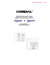 Comdial DXP Digital Communications System User manual