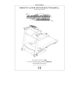 Smooth Fitness Treadmill 9.25HR User manual