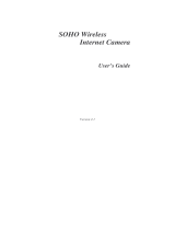 Soho SOHO WIRELESS INTERNET CAMERA User manual