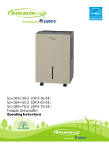 Soleus Air SG-DEH-45-2 (DP2-45-03) User manual