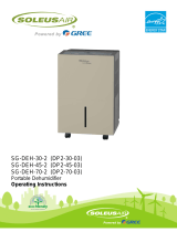 Soleus Air Dehumidifier SG-DEH-70-2 (DP2-70-03) User manual