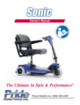 Pride Mobility Sonic SC50 User manual
