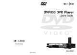 Sonic Blue DVD Player DVP855 User manual