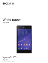 Sony Tablet D2533 User manual