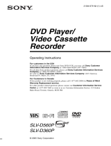 Sony DVD VCR Combo SLV-D360P User manual