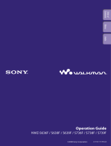 Sony Walkman NWZ-S739F User manual