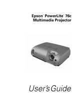 Sony Projector 76c User manual