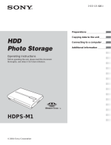 Sony Computer Drive HDPS-M1 User manual