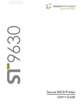 Source Technologies SECURE MICR PRINTER ST9630 User manual