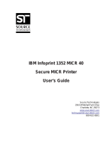 IBM All in One Printer 1352 MICR 40 User manual