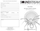 Soundstream Technologies Speaker SM8-100 User manual