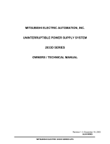 Mitsubishi Power Supply 2033D SERIES User manual