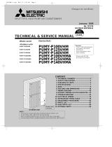 Mitsubishi Electric PUMY-P125 User manual