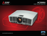 Mitsubishi Electric Projector hc3000u User manual