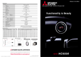 Mitsubishi Electronics Projector HC6500 User manual