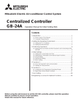 Mitsubishi Electronics Air Conditioner GB-24A User manual