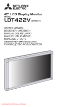 Mitsubishi Electronics Car Video System LDT422V User manual