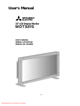 Mitsubishi Electronics Car Video System MDT3215 User manual