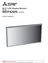 Mitsubishi Electronics MDT651S User manual