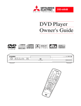 Mitsubishi Electronics DVD Player DD-6040 User manual