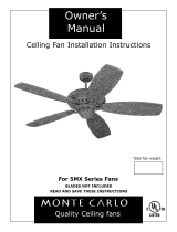 Monte Carlo Fan Company 5MX User manual