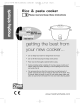 Morphy Richards cooker User manual