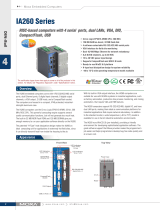 Moxa Technologies Laptop IA260 User manual