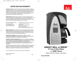 Toastmaster Coffeemaker ME1MSB User manual
