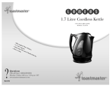 Toastmaster Hot Beverage Maker TLK17B User manual