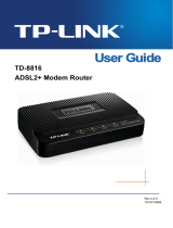 TP-LINK Modem TD-8816 User manual