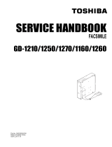 Toshiba Fax Machine GD-1160 User manual