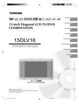 Toshiba Flat Panel Television 15DLV16 User manual
