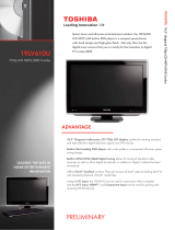 Toshiba 19LV610U User manual