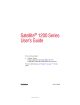 Toshiba 1200-S121 User manual