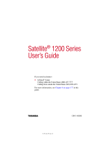 Toshiba 1200 User manual