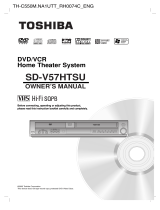 Toshiba Home Theater System SD-V57HTSU User manual
